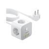 Prodlužovací kabel BASEUS PowerCombo Cube White 1,5m