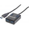 Manhattan 162296 USB Hub 4 porty USB-A USB 3.0 5 GBit/s černá Manhattan USB-A 4-Port Hub, 4x USB-A Ports, 5 Gbps (USB 3.2 Gen1 aka USB 3.0)
