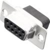 MH Connectors MHDBC09-SS 2101-0190-11 D-SUB zásuvková lišta 180 ° Pólů: 9 krimpované 1 ks
