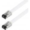 Maxtrack TI56-5L RJ45 síťové kabely, propojovací kabely CAT 8.1 U/FTP 5 m bílá plochý 1 ks Maxtrack TI56-5L RJ45 síťové kabely, propojovací kabely CAT 8.1 U/FTP 5 m bílá plochý 1 ks