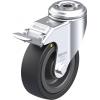 Blickle 225706 LKRA-VPA 101K-FI-EL Otočné kolečko s brzdou Ø kola: 100 mm nosnost (max.): 80 kg 1 ks