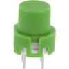 TRU COMPONENTS TC-D6GN, TC-D6GN impulzní tlačítko, 11.4 mm, 35 V/DC, 0.01 A, 1 ks
