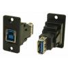 RS PRO Konektor USB, řada: FT Zásuvka/zásuvka, počet portů: 2portový, orientace těla: Rovný USB typu B na A, 30V ac, RS PRO Konektor USB, řada: FT Zásuvka/zásuvka, počet portů: 2portový, orientace těla: Rovný USB typu B na A, 30V ac,