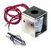 Mecalectro Lineární solenoid, řada: 8.M11.AA.52, 12V dc 27 mm 22mm 20 mm Mecalectro Lineární solenoid, řada: 8.M11.AA.52, 12V dc 27 mm 22mm 20 mm