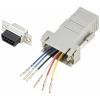 TRU COMPONENTS D-SUB adaptér D-SUB zástrčka 9pólová - RJ12 zásuvka 1 ks TRU COMPONENTS D-SUB adaptér D-SUB zástrčka 9pólová - RJ12 zásuvka 1 ks