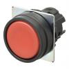 Omron Hlava tlačítka, řada: A22N Červená Okamžité, průměr výřezu: 22 mm IP66, IP67, IP69K