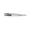 Pinzeta, celková délka: 130mm Antimagnetický, Nerezová ocel Přímý, Plochý špička Dávkovač pájení druhé cívky ESD Pinzeta, celková délka: 130mm Antimagnetický, Nerezová ocel Přímý, Plochý špička Dávkovač pájení druhé cívky ESD