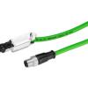 Propojovací kabel, rozsah: 6XV18, pro použití s: Pro připojení průmyslových ethernetových stanic Siemens Propojovací kabel, rozsah: 6XV18, pro použití s: Pro připojení průmyslových ethernetových stanic Siemens