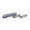 Liliput L265691 osa N 6. Těžký vozík Saums-u 454, stavební vozy DGB