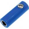 RS PRO Zásuvka na banánky, 4 mm, 30V, 32A, Modrá, Vnitřní Šroubová, materiál kontaktu: Mosaz, délka: 22.3 mm, pokovení RS PRO Zásuvka na banánky, 4 mm, 30V, 32A, Modrá, Vnitřní Šroubová, materiál kontaktu: Mosaz, délka: 22.3 mm, pokovení