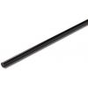 RS PRO Acetalová tyč Černá, délka: 500 mm x 100 mm v prům.