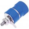 RS PRO Zásuvka na banánky, 4 mm, 30V, 24A, Modrá, Vnitřní Pájecí, materiál kontaktu: Mosaz, délka: 32.5 mm, pokovení RS PRO Zásuvka na banánky, 4 mm, 30V, 24A, Modrá, Vnitřní Pájecí, materiál kontaktu: Mosaz, délka: 32.5 mm, pokovení