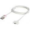 Rosenberger Kabel USB do zásuvky IC Vnější, řada: L99, A: USB typu A, 1 m Vnější, Bílá, B: Micro USB typ B