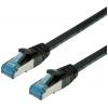 Value 21.99.1966 RJ45 síťové kabely, propojovací kabely CAT 6A S/FTP 7.00 m černá dvoužilový stíněný, bez halogenů, samozhášecí 1 ks Value 21.99.1966 RJ45 síťové kabely, propojovací kabely CAT 6A S/FTP 7.00 m černá dvoužilový stíněný, bez halogenů, samozhášecí 1 ks
