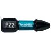 Makita Bit šroubováku, Magnet, typ hlavice: Šestihranný, Šestihran, 6.35 mm, PZ2, celková délka: 25 mm, počet kusů: 1 Makita Bit šroubováku, Magnet, typ hlavice: Šestihranný, Šestihran, 6.35 mm, PZ2, celková délka: 25 mm, počet kusů: 1