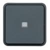 Spínač světel, rozsah: WNA Panel 1, 250V barva Šedá Polypropylen Hager, rozsah: Cubyko Spínač světel, rozsah: WNA Panel 1, 250V barva Šedá Polypropylen Hager, rozsah: Cubyko