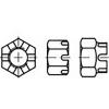 TOOLCRAFT TO-6861171 matice korunkové M16 DIN 935 ocel 250 ks