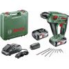 Bosch Home and Garden Uneo Maxx SDS quick-aku vrtací kladivo 18 V 2.5 Ah Li-Ion vč. 2x aku, kufřík