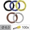 Quadrios 25CW121 Jednotlivá žíla, LiFY, 6.0 mm², černá, modrá, žlutozelená, hnědá, šedá, 1 sada Quadrios 25CW121 Jednotlivá žíla, LiFY, 6.0 mm², černá, modrá, žlutozelená, hnědá, šedá, 1 sada