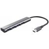 Trust 24948 USB Hub 4 porty USB-A USB 3.2 Gen1 5 GBit/s s konektorem USB C tmavě šedá Halyx-4-port