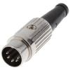 Deltron Zástrčka DIN, řada: 610, počet kontaktů: 3, velikost: Standard, 34V ac/dc, orientace těla: Rovný 2A DIN 41524, Deltron Zástrčka DIN, řada: 610, počet kontaktů: 3, velikost: Standard, 34V ac/dc, orientace těla: Rovný 2A DIN 41524,