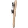 KS Tools 201.2311 Ocelový drátěný kartáč 4 řady, 290 mm