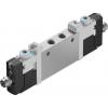 Elektromagnetický ventil 5/3 uzavřený, řada: VUVG-L10-P53E-T-M7-1R8L Elektřina, max. průtok: 320L/min Festo 24V