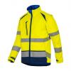 T2S BLOUSLGH01 Tmavomodrá, Žlutá Unisex Softshellová reflexní bunda L T2S BLOUSLGH01 Tmavomodrá, Žlutá Unisex Softshellová reflexní bunda L