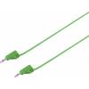 VOLTCRAFT MSB-200 měřicí kabel lamelová zástrčka 2 mm lamelová zástrčka 2 mm 30.00 cm zelená 1 ks