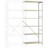 Manuflex RB2372 přístavný modul regálu oddělení , (š x v x h) 1000 x 2500 x 700 mm, dřevěná podlaha