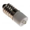 RS PRO Kontrolka barva světla Bílá, objímka žárovky: E10 Jednočipové, průměr: 10 mm, 24V ac/dc