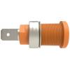 Schützinger bezpečnostní vestavná zásuvka 4 mm oranžová 1 ks Schützinger bezpečnostní vestavná zásuvka 4 mm oranžová 1 ks