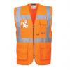 Portwest Oranžová Polyester Reflexní vesta S Portwest Oranžová Polyester Reflexní vesta S