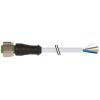 Kabel ovladače snímače, A: Vnitřní, A: Rovný 5, B: Volný konec kabelu, 125V, IP65, řada: 7000 Murrelektronik Limited 5 m