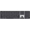 Apple Magic Keyboard Touch ID NumKey Bluetooth® klávesnice německá, QWERTZ, Macintosh černá nabíjecí, čtečka otisků prstů, s číselnou klávesnicí