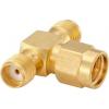 Rosenberger Adaptér, orientace těla: T, 50 Ω, 12.4GHz Vnější Vnitřní, obklad těla: Zlacený, Normální Rosenberger Adaptér, orientace těla: T, 50 Ω, 12.4GHz Vnější Vnitřní, obklad těla: Zlacený, Normální