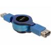 Delock USB kabel USB 3.0 USB-A zástrčka, USB-A zásuvka 1.20 m modrá 82649 Delock USB kabel USB 3.0 USB-A zástrčka, USB-A zásuvka 1.20 m modrá 82649