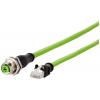 Metz Connect 142M4D25050 M 12 síťové kabely, propojovací kabely CAT 5e S/UTP 5.00 m zelená krytí PUR, odolné proti kyselinám, odolné proti ozonu, odolné proti Metz Connect 142M4D25050 M 12 síťové kabely, propojovací kabely CAT 5e S/UTP 5.00 m zelená krytí PUR, odolné proti kyselinám, odolné proti ozonu, odolné proti