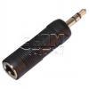 Adaptér jack 3,5 mm vidlice – 6,3 mm zásuvka, stereo Adaptér jack 3,5 mm vidlice – 6,3 mm zásuvka, stereo