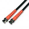 Koaxiální kabel, řada: BNC OFC, Černá Polytetrafluorethylén, vnější průměr: 6 mm OD 1 m 75 Ω Van Damme S koncovkou