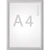 Maul MAULstandard 6604408 sklopný rám stříbrná 1 x DIN A4 1 ks (š x v x h) 24.3 x 33 x 1.2 cm