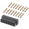 HARWIN Sada konektorů PCB, řada: Datamate, obsahuje: 16kolíková zásuvka DIL samice, Krimpování, Sada konektoru