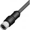 Kabel ovladače snímače, A: Vnitřní, A: Rovný 4, B: Volný konec, B: Neuzavřený, 30V, IP67, řada: CBF08 RS PRO 5 m