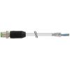 Kabel ovladače snímače, A: Vnější, A: Rovný 5, B: Volný konec kabelu, 60V, IP65, řada: 7000 Murrelektronik Limited 300