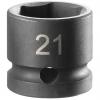 Nástrčkový klíč 1/2 in pohon 21 mm 6 bodů Čtvercový, celková délka: 25mm Facom Nástrčkový klíč 1/2 in pohon 21 mm 6 bodů Čtvercový, celková délka: 25mm Facom