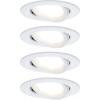 Paulmann 41307 Nova Coin vestavné svítidlo, LED, LED, 24 W, bílá (matná), sada 4 ks Paulmann 41307 Nova Coin vestavné svítidlo, LED, LED, 24 W, bílá (matná), sada 4 ks