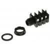 RS PRO Konektor jack, Montáž na plošný spoj, Stereo, Pájecí Vnitřní, 6.35 mm 3 5A barva Černá, orientace těla: Pravý RS PRO Konektor jack, Montáž na plošný spoj, Stereo, Pájecí Vnitřní, 6.35 mm 3 5A barva Černá, orientace těla: Pravý