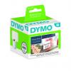 Dymo Role do tiskáren štítků Bílá Černá 70 mm Dymo Wireless, Dymo 450 Turbo, Dymo 4XL, Dymo 450 Twin Turbo, Dymo 450,