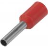 TRU COMPONENTS 1572427 dutinka 1.5 mm² částečná izolace červená 100 ks