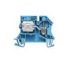 W-Series, Neutral conductor disconnect terminal, Rated cross-section: 10 mm&sup2;, Busbar connection, Direct mounting Weidmüller WNT 10 10X3, modrá, 50 ks